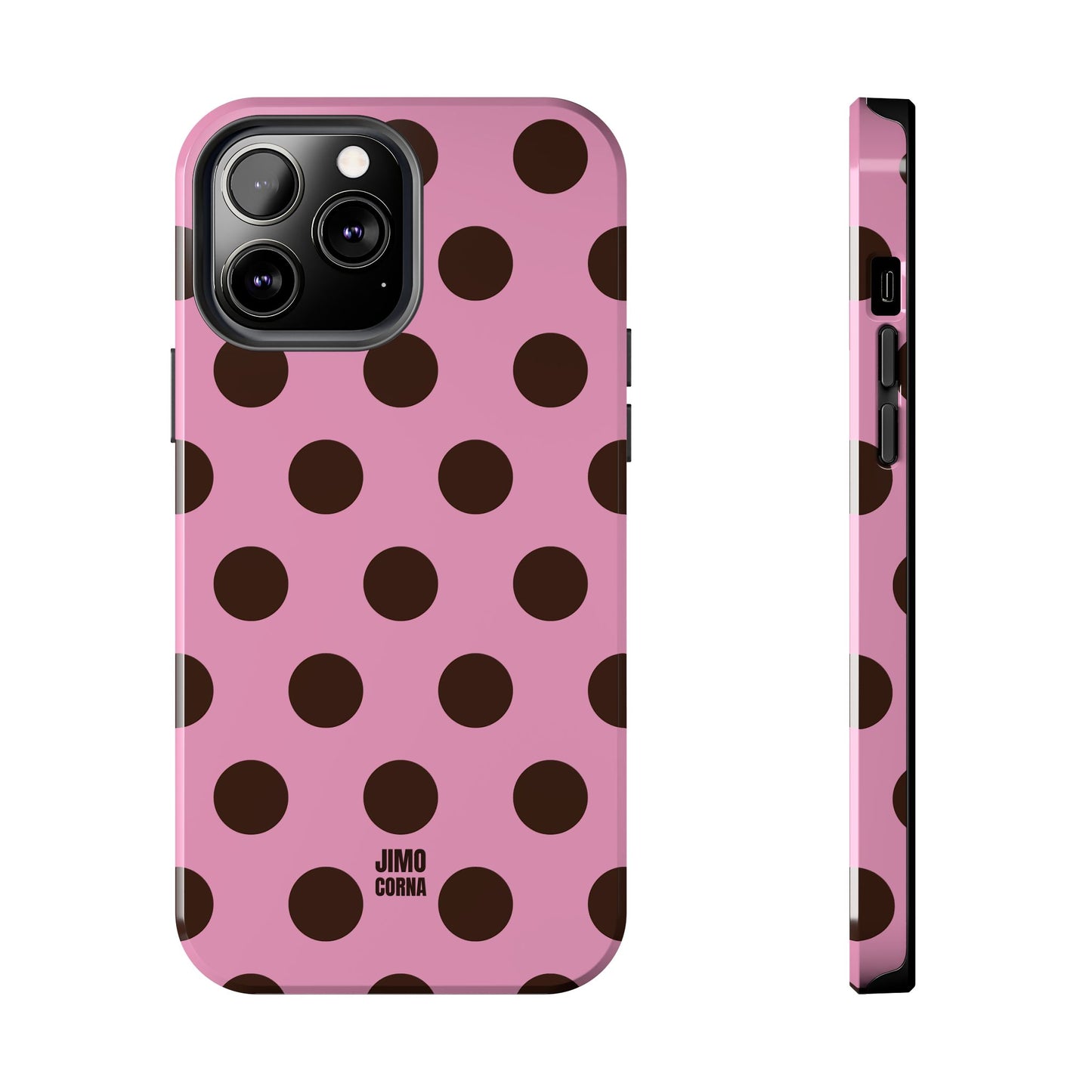 Big Polka Dot | Pink and Brown