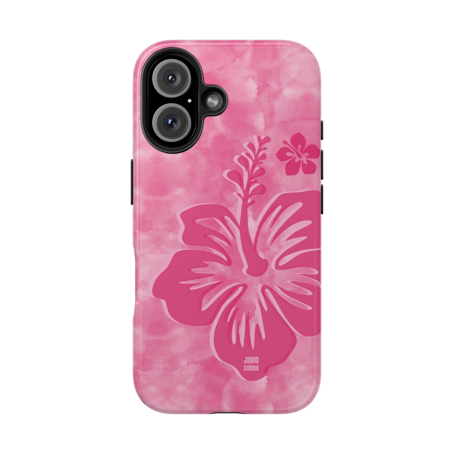 Pink Tie-Dye Hibiscus