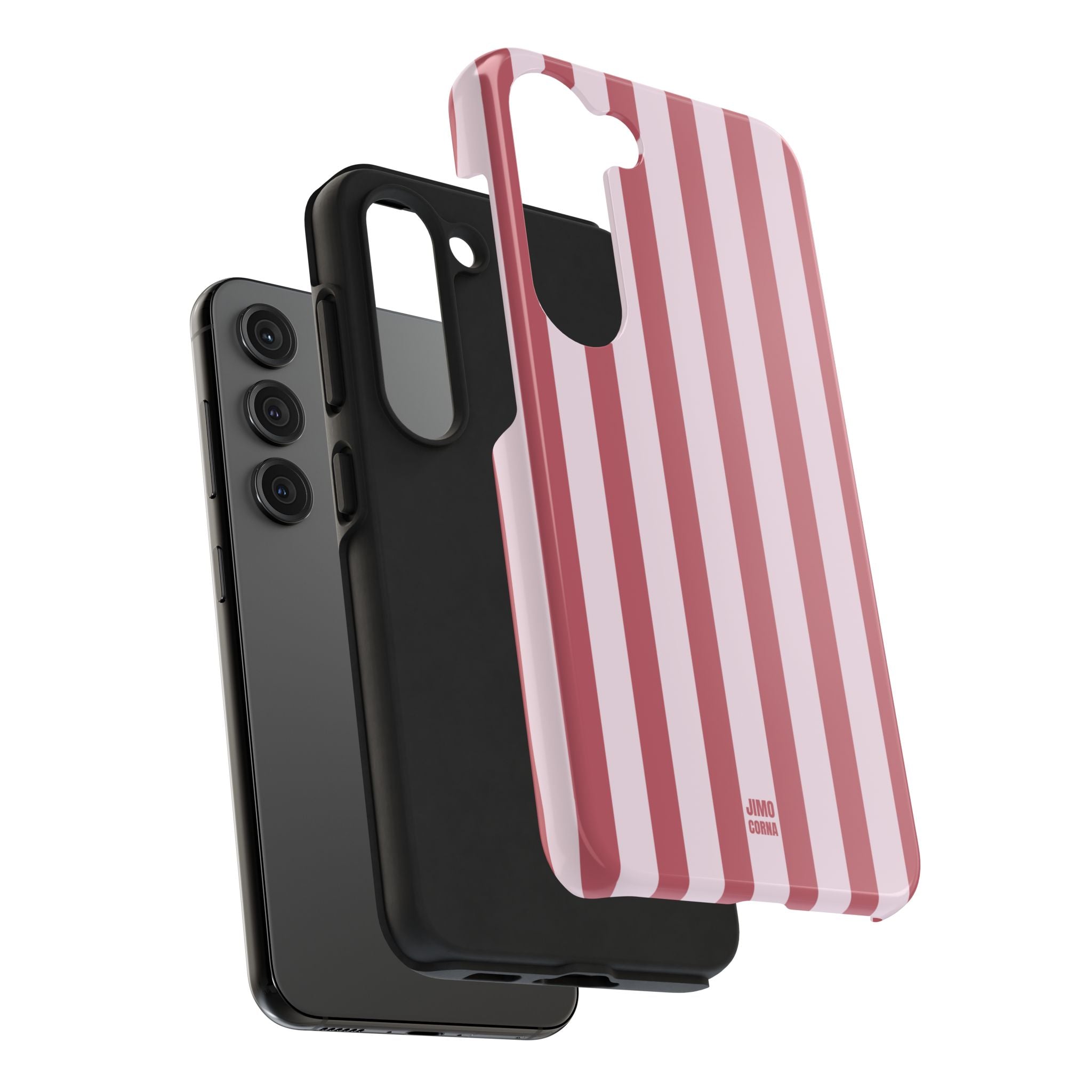 Pink and Red Bold Stripes