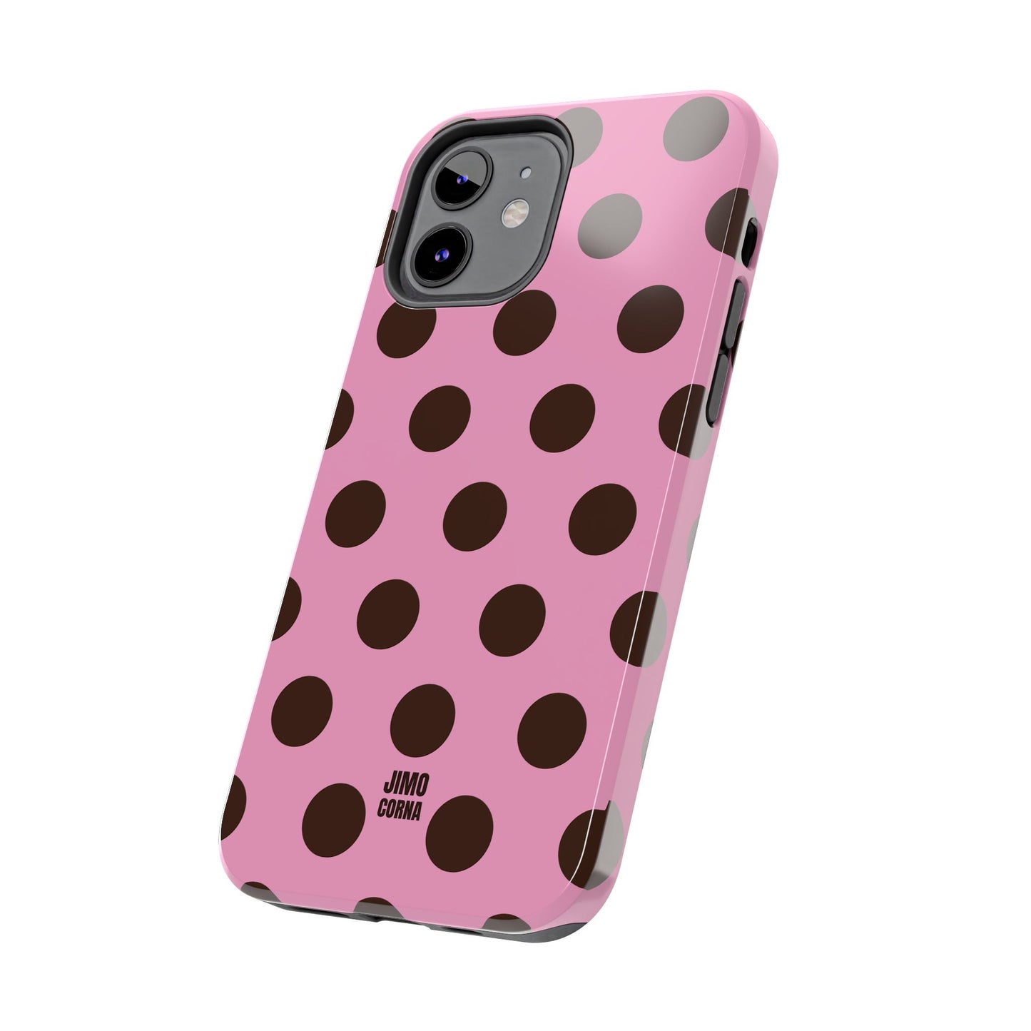 Big Polka Dot | Pink and Brown