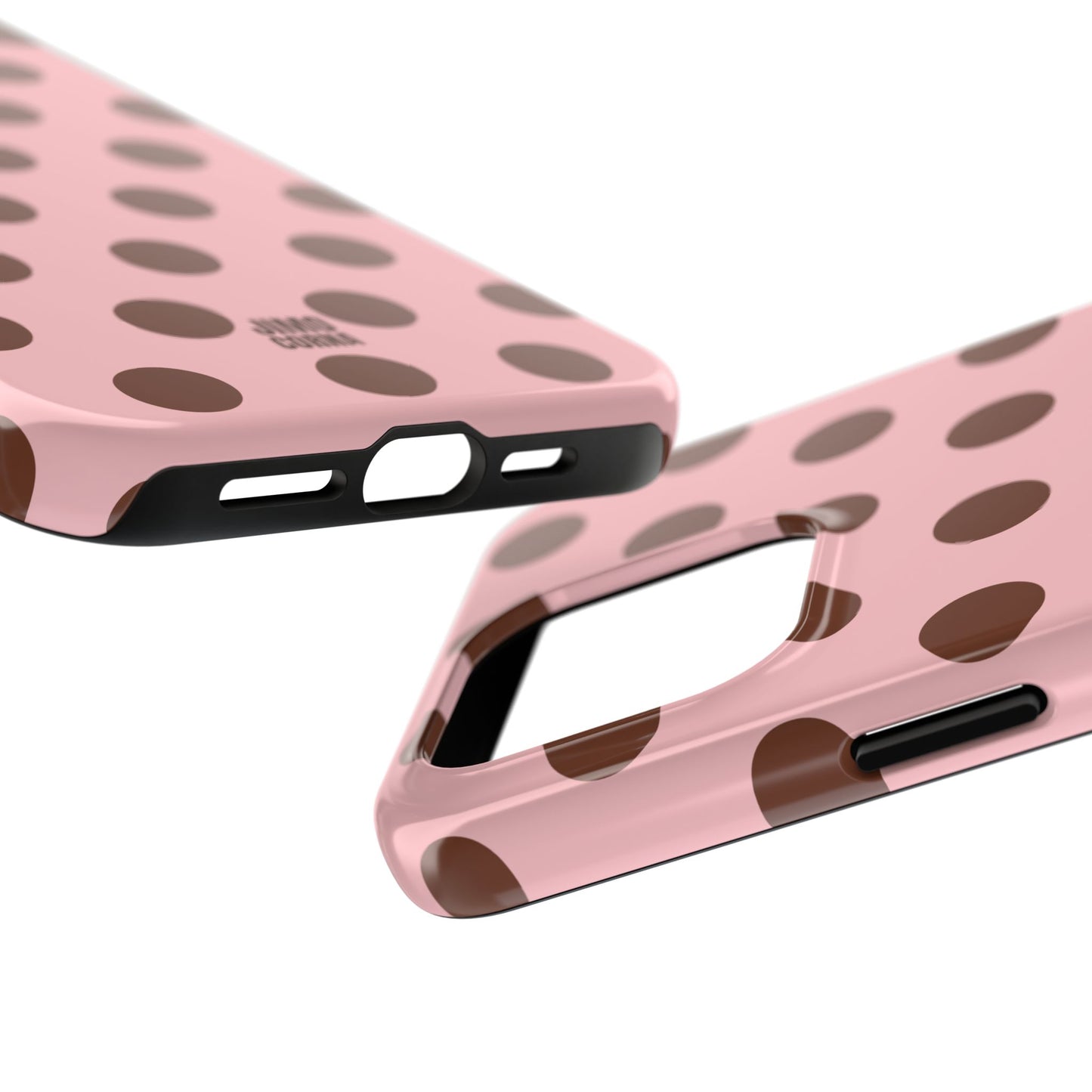 Big Polka Dot | Pink and Brown