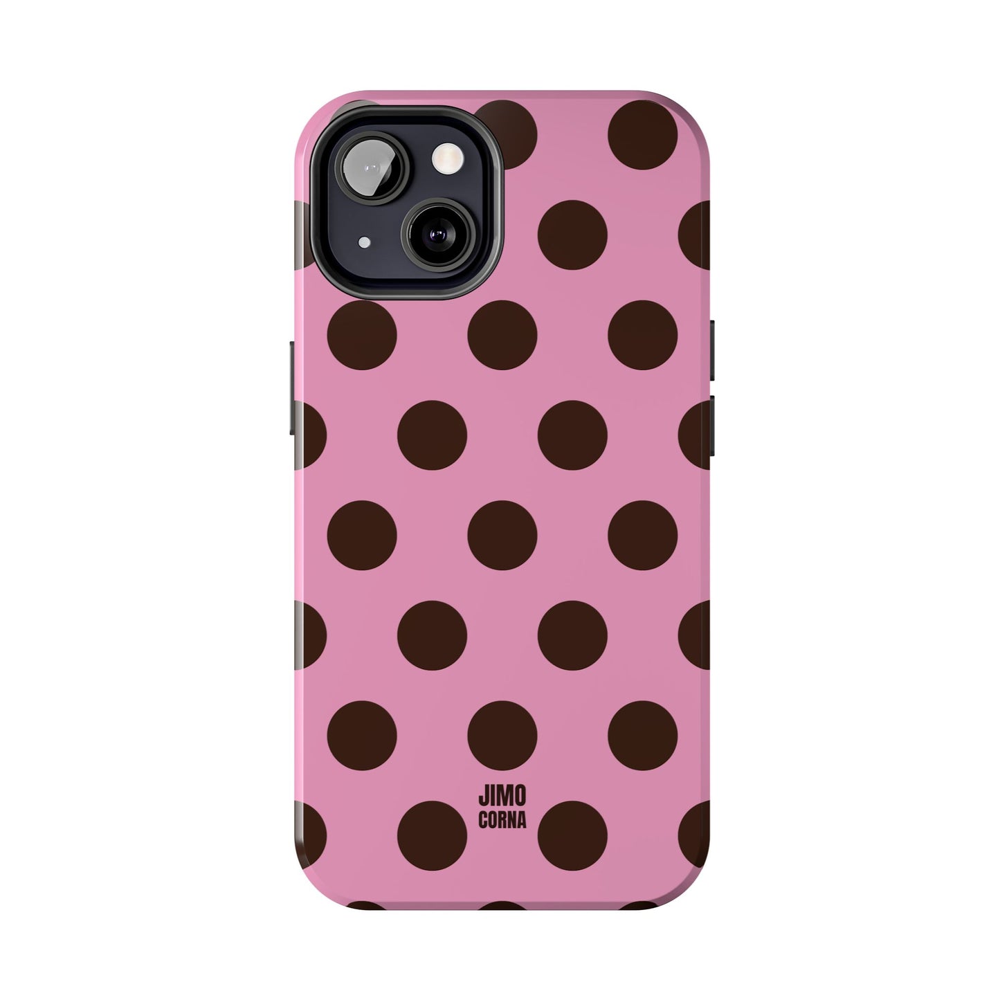 Big Polka Dot | Pink and Brown