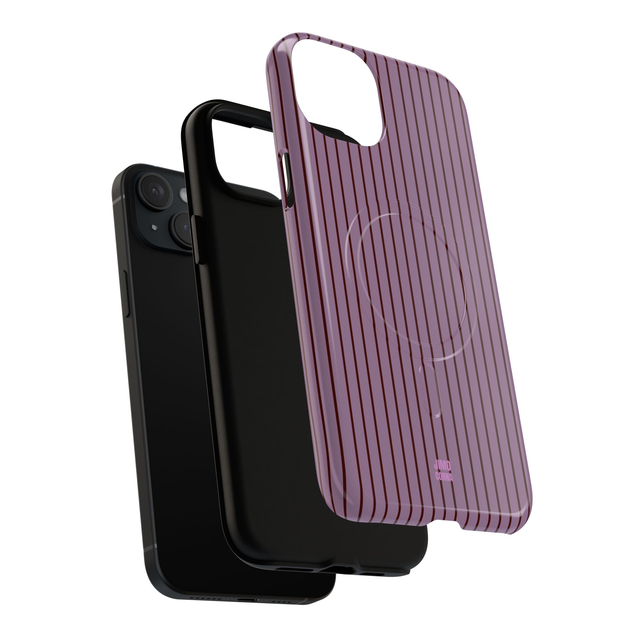 Plum Berry Soft Stripes