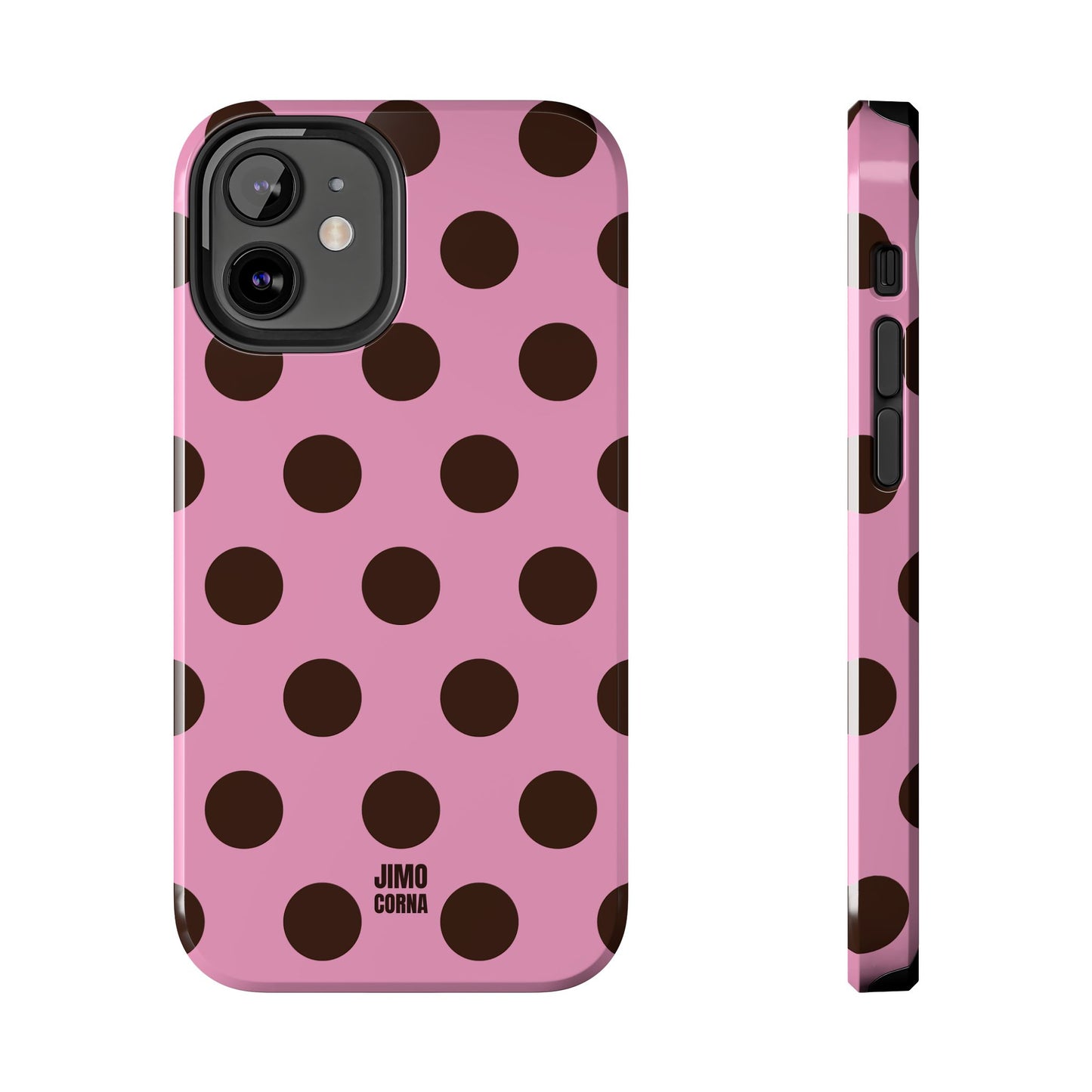 Big Polka Dot | Pink and Brown