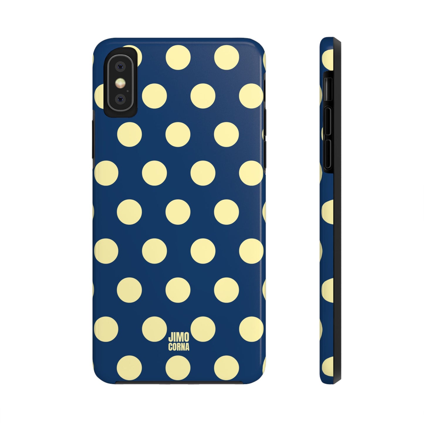 Big Polka Dot | Blue and Cream