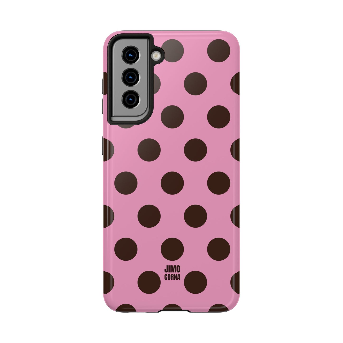 Big Polka Dot | Pink and Brown