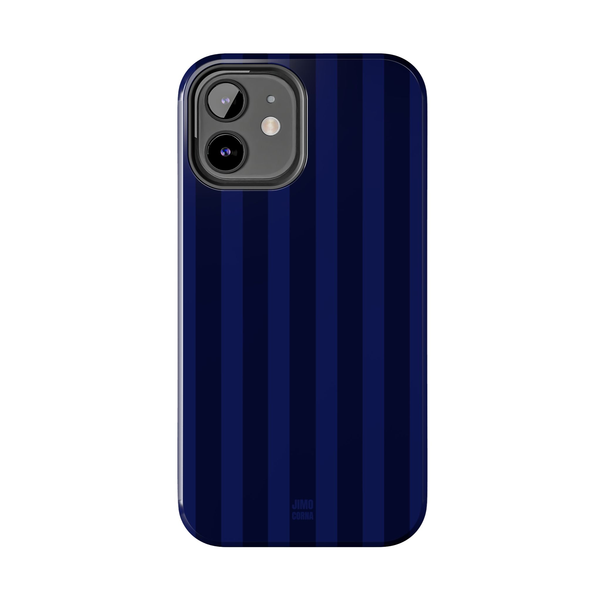 Navy Blue Bold Stripes