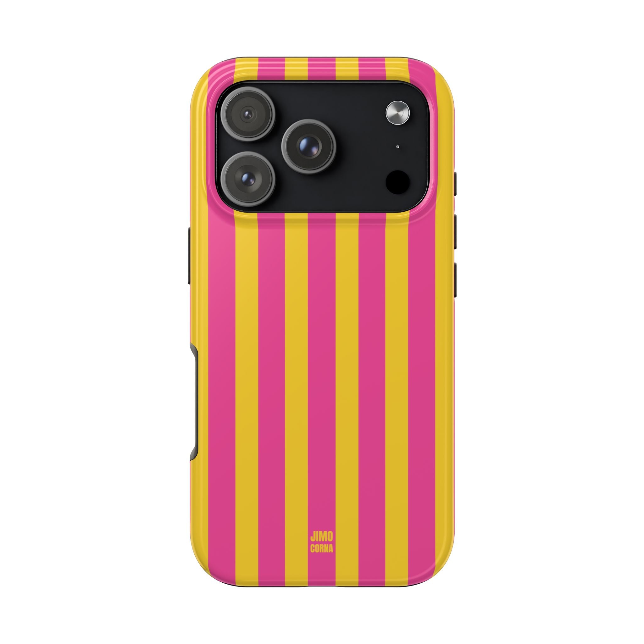 Pink and Yellow Bold Stripes