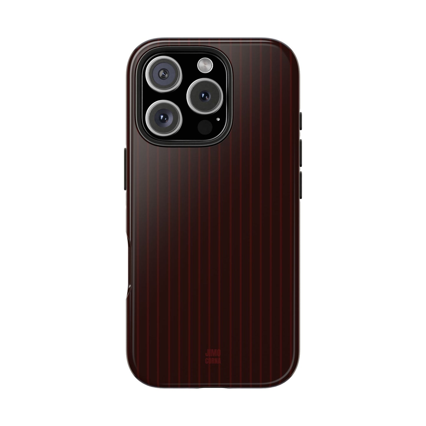 Dark Cherry Red Soft Striped