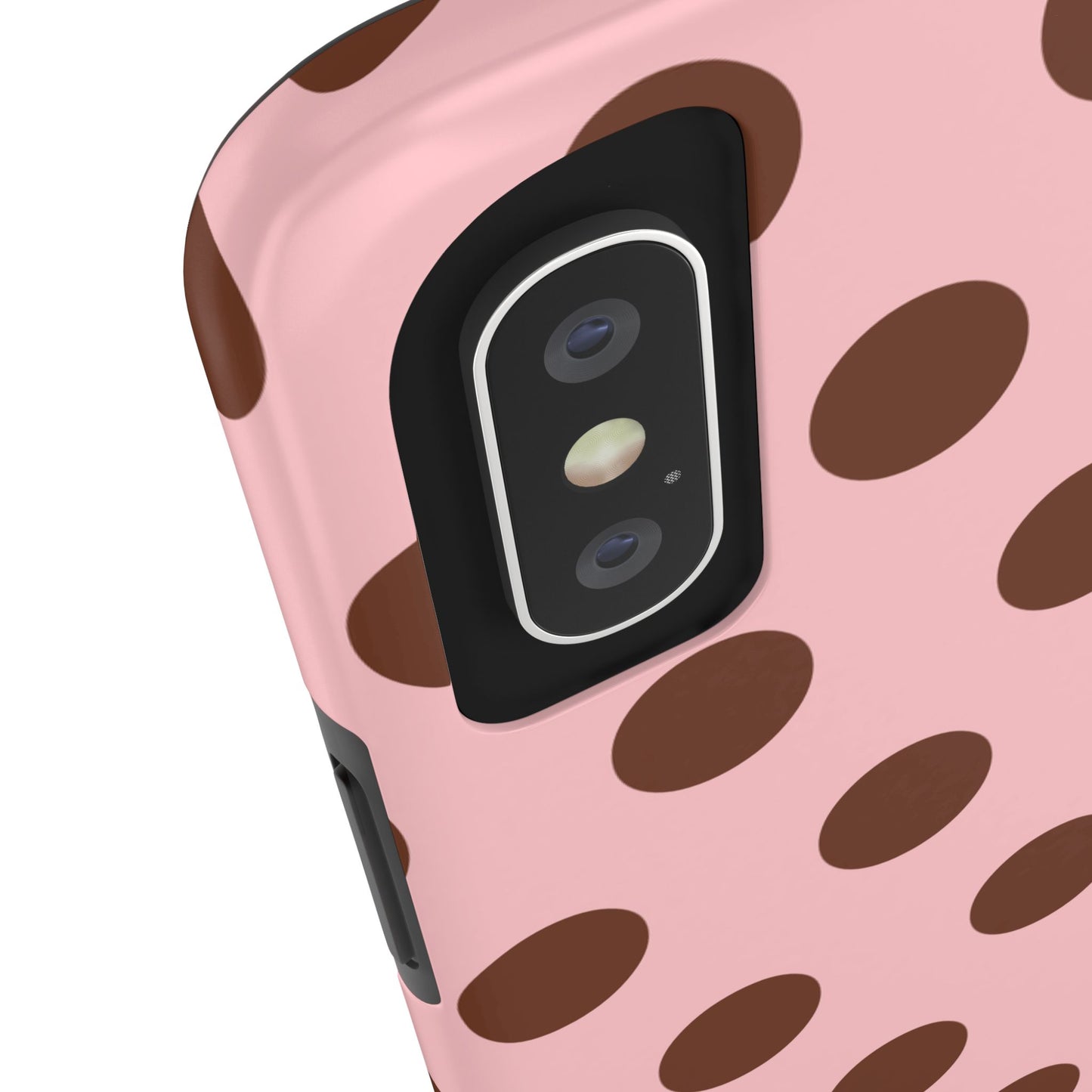Big Polka Dot | Pink and Brown
