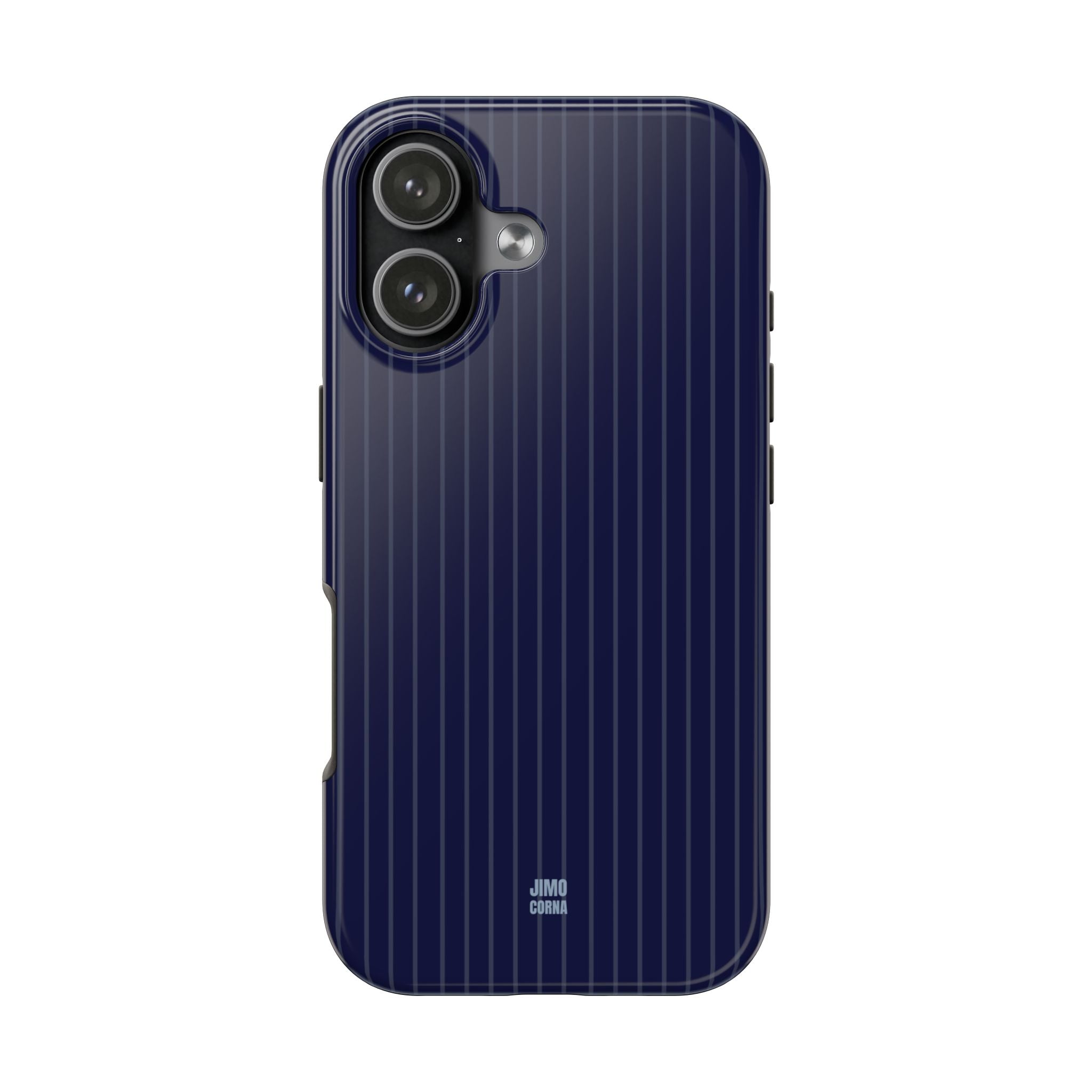 Navy Blue Soft Stripes