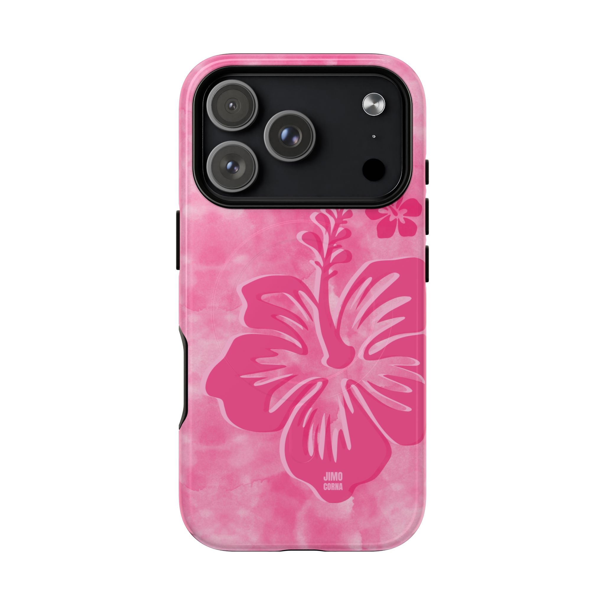 Pink Tie-Dye Hibiscus