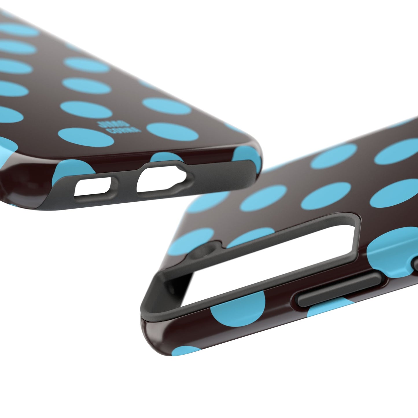 Big Polka Dot | Brown and Blue