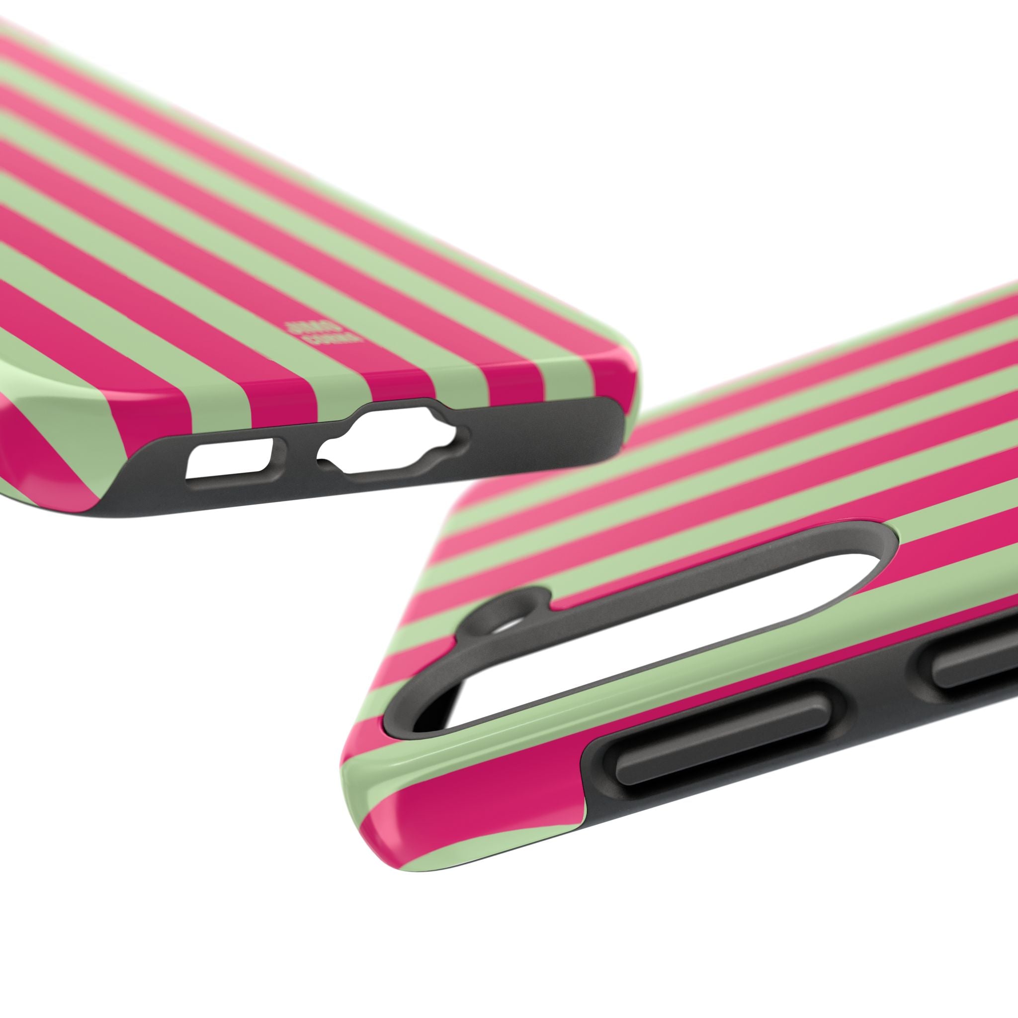 Lime Green and Pink Bold Stripes