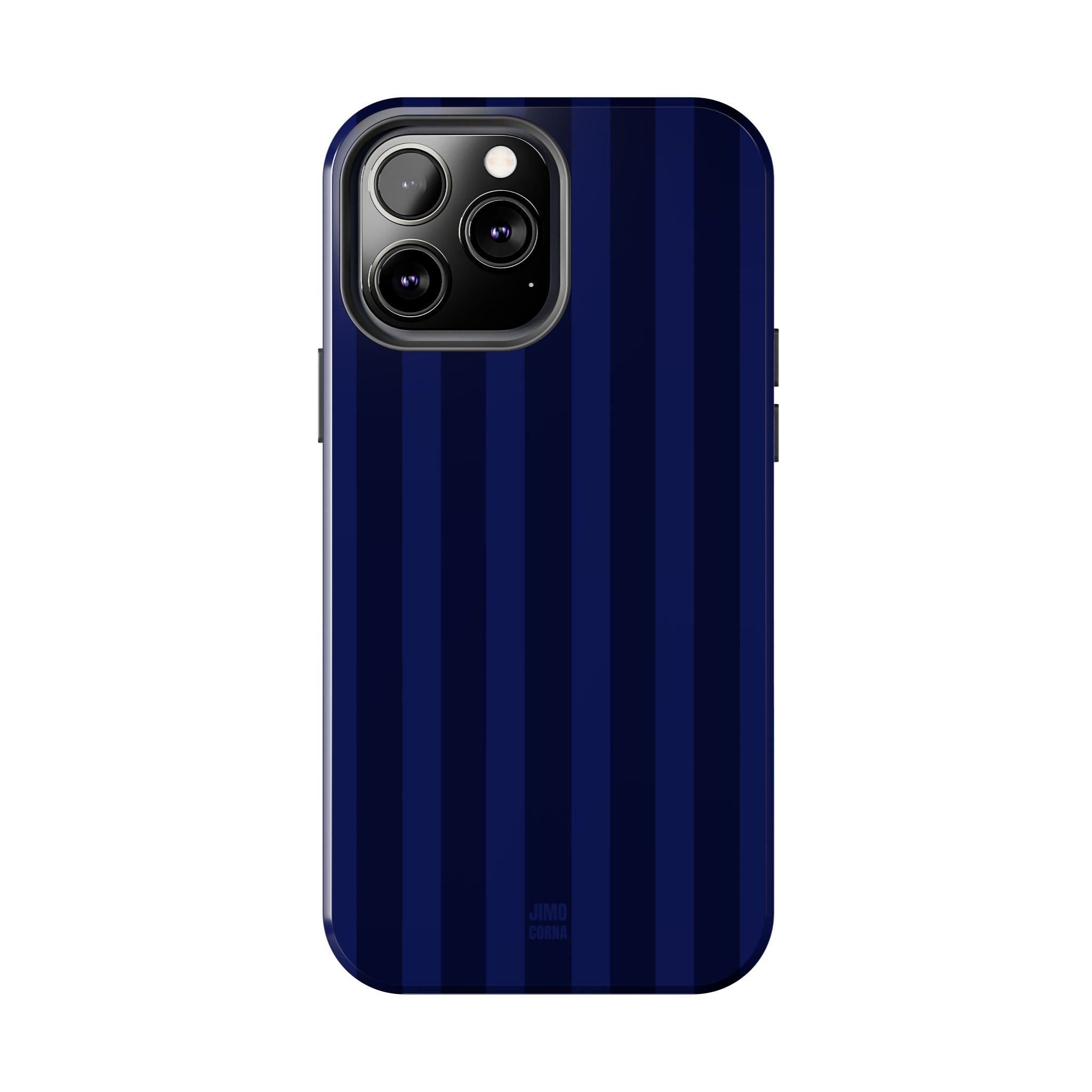 Navy Blue Bold Stripes