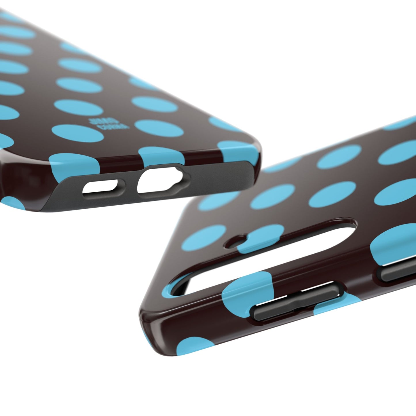 Big Polka Dot | Brown and Blue
