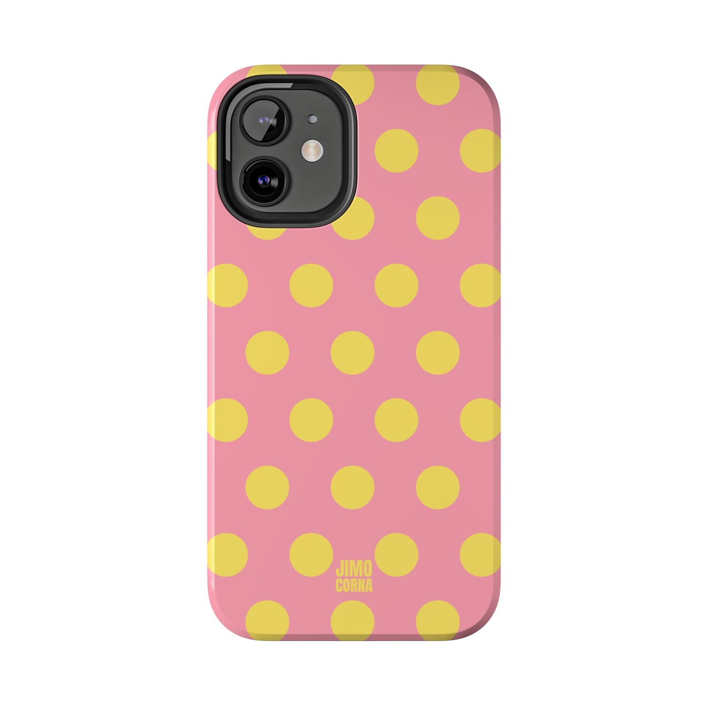 Big Polka Dot | Pink and Yellow
