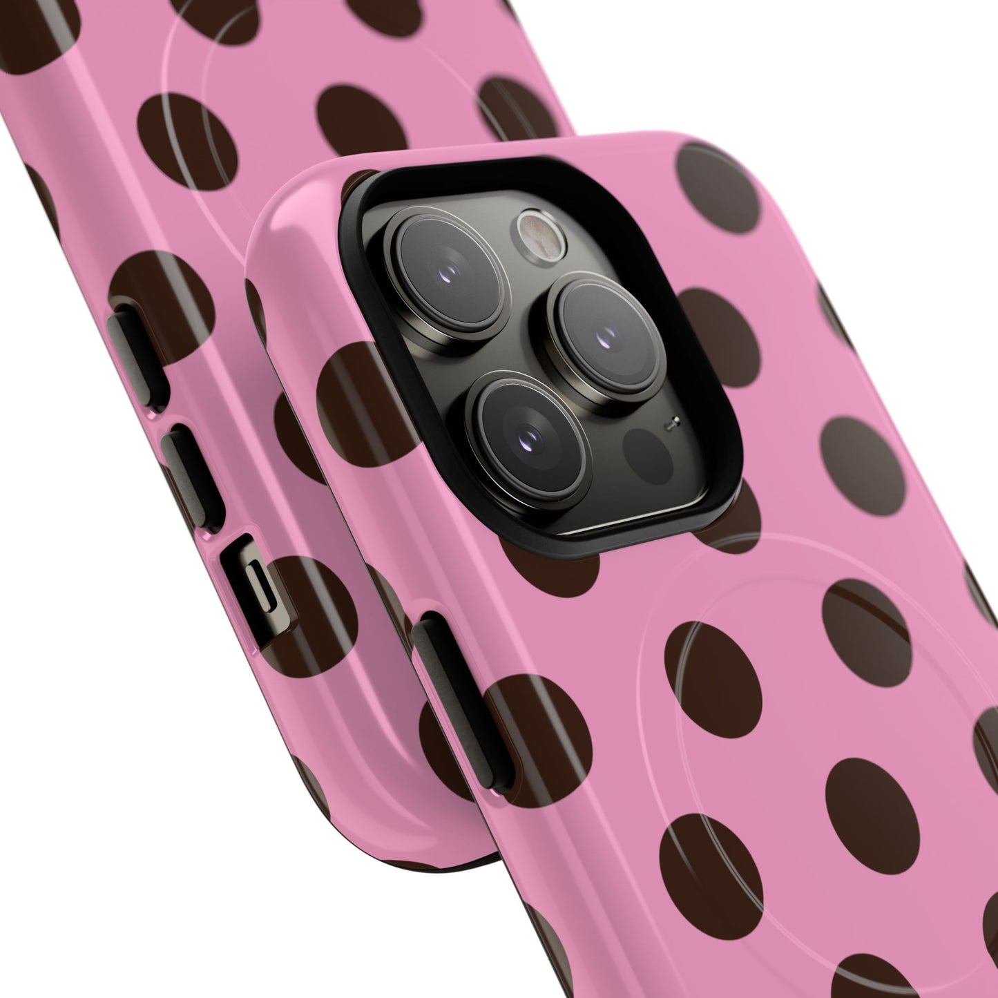 Big Polka Dot | Pink and Brown