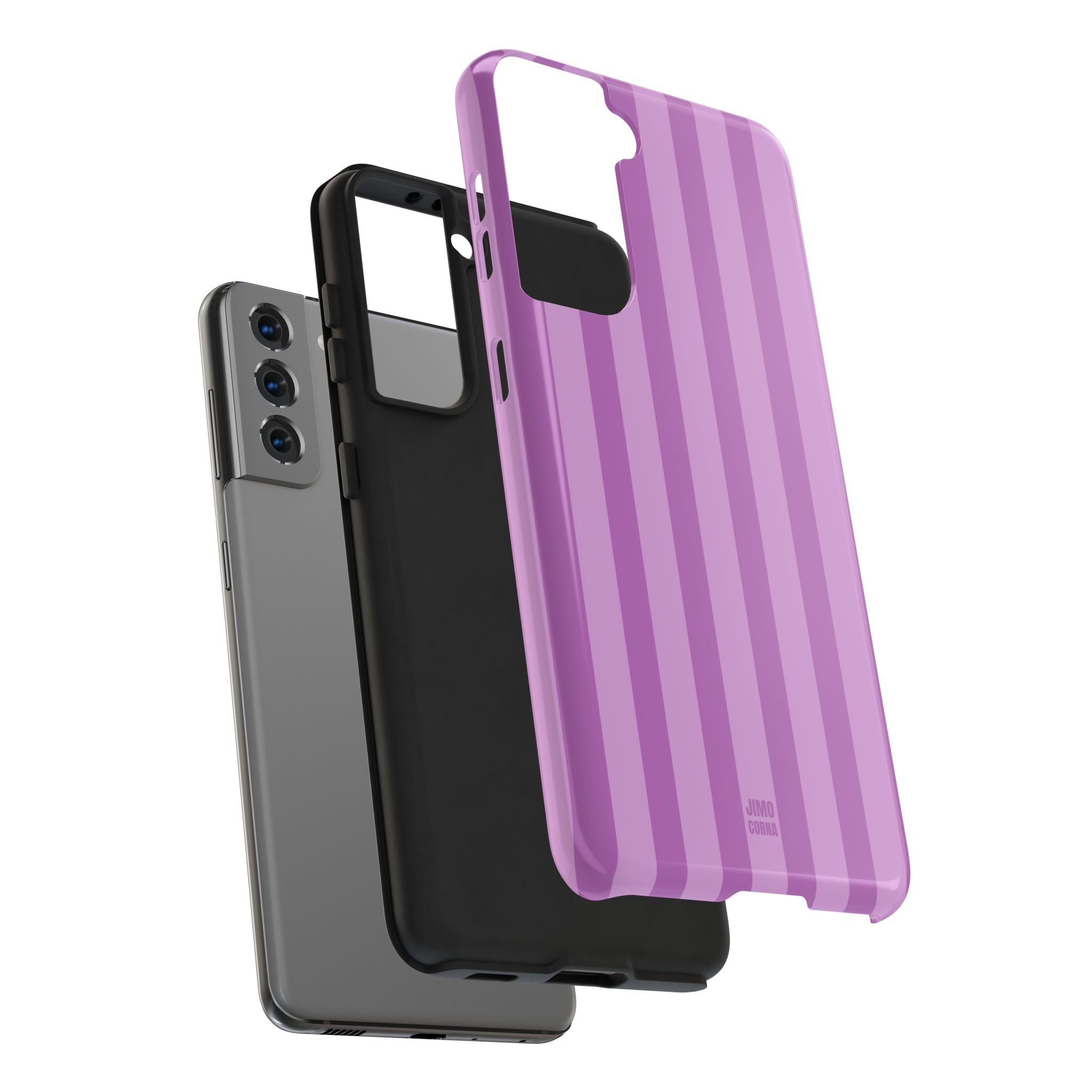 Plum Bold Stripes