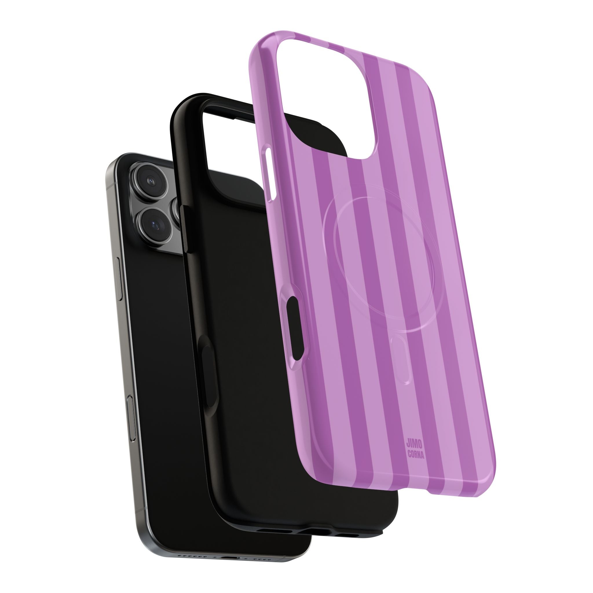 Plum Bold Stripes