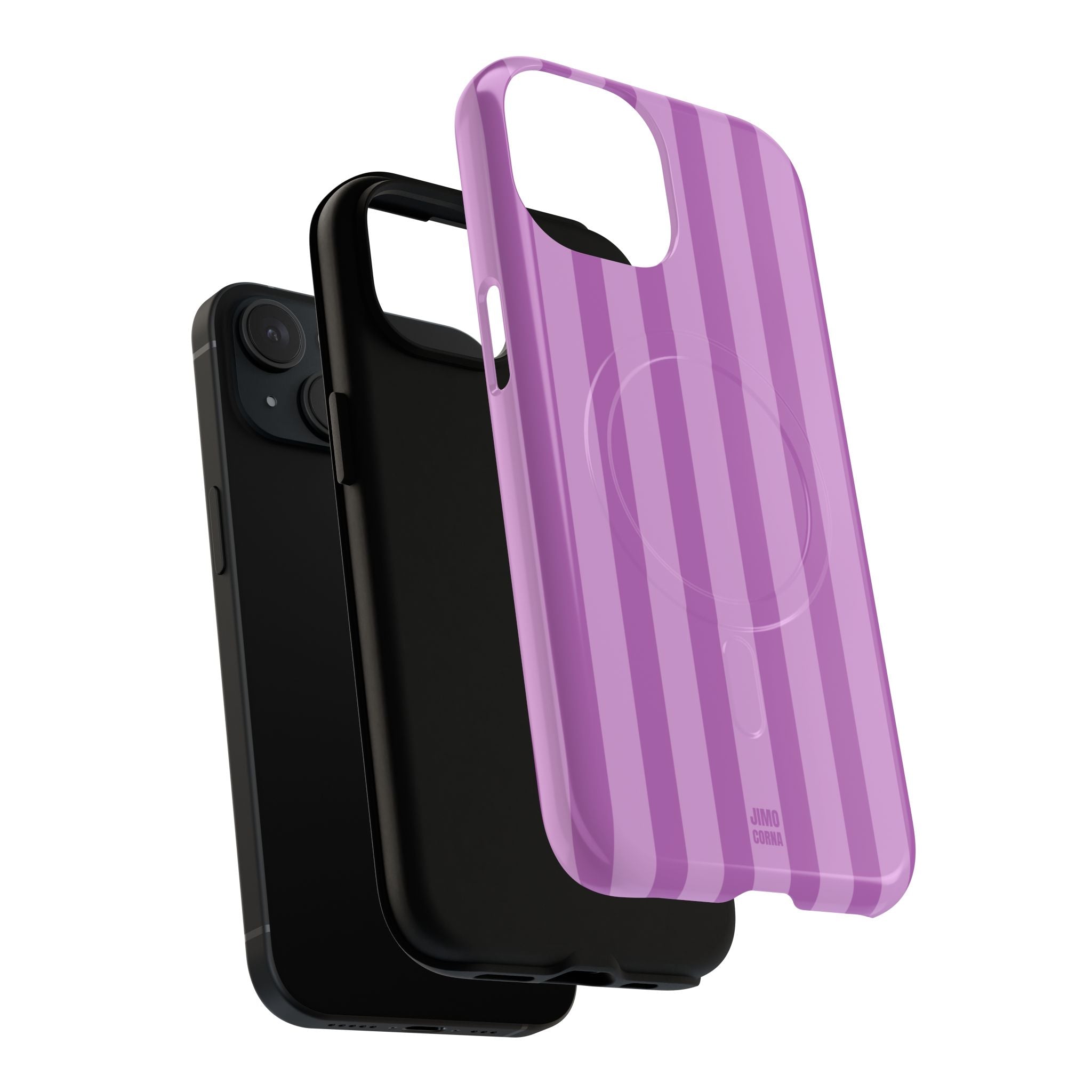 Plum Bold Stripes