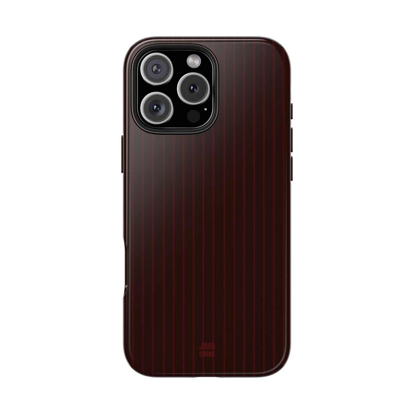 Dark Cherry Red Soft Striped