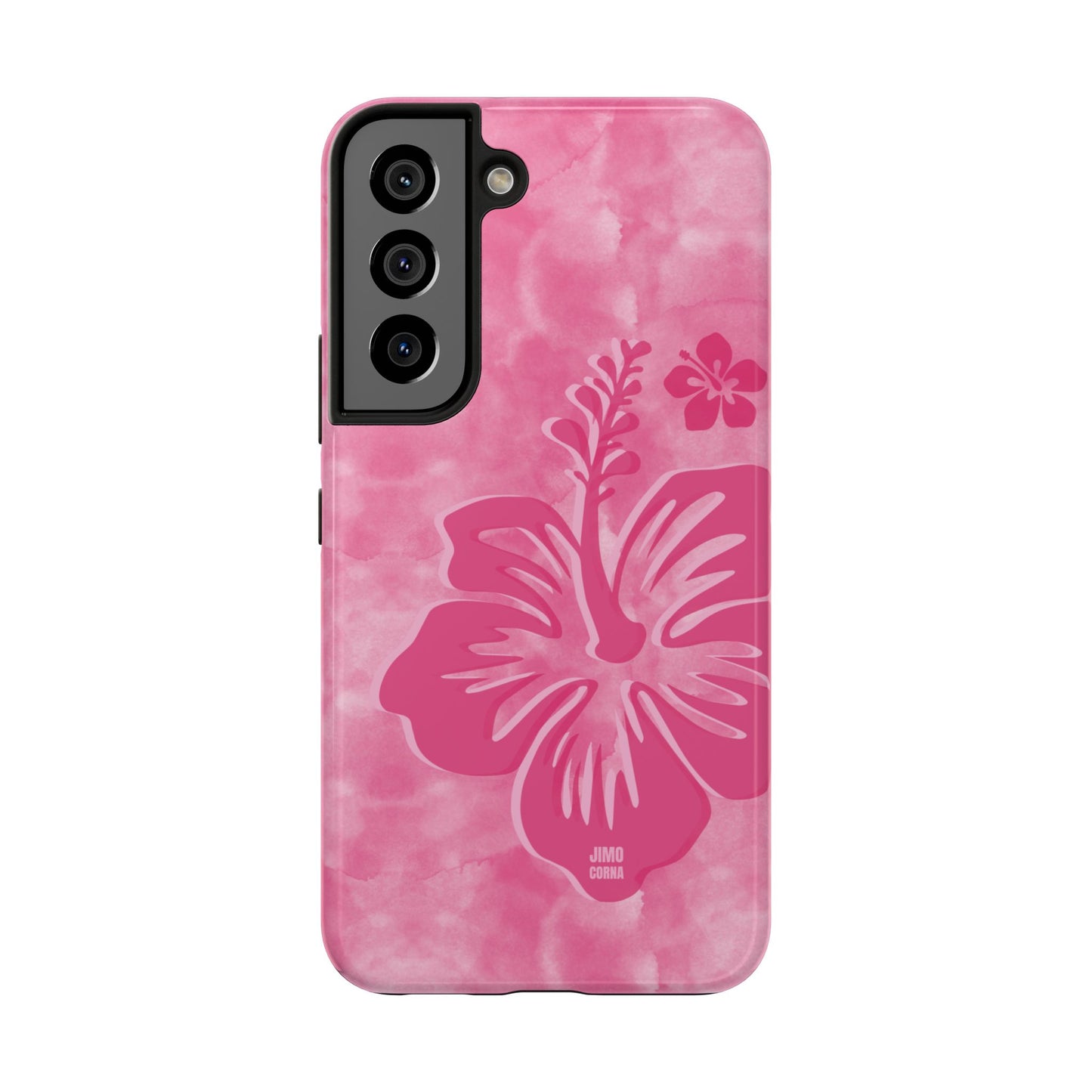 Pink Tie-Dye Hibiscus