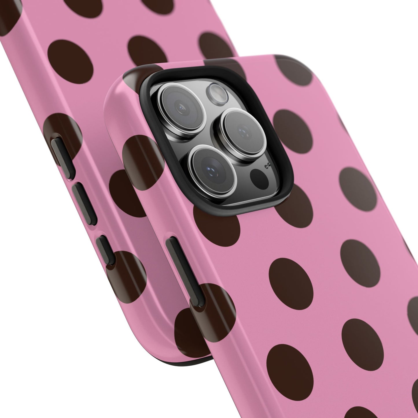Big Polka Dot | Pink and Brown