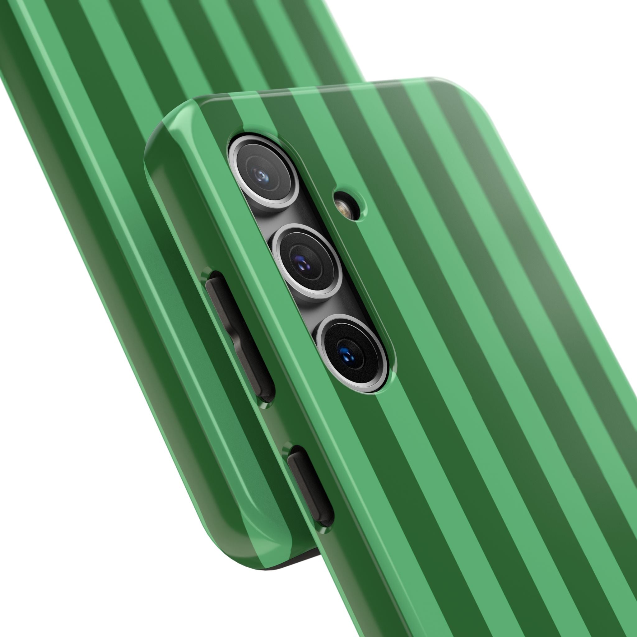 Olive Green Bold Stripes