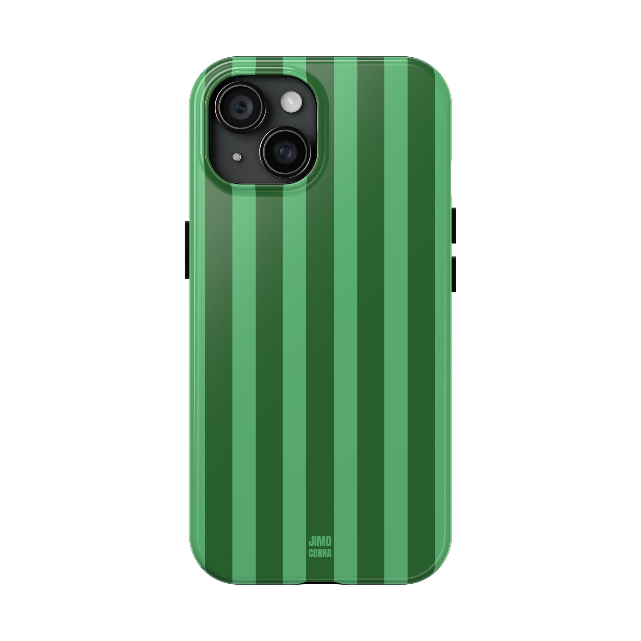 Olive Green Bold Stripes