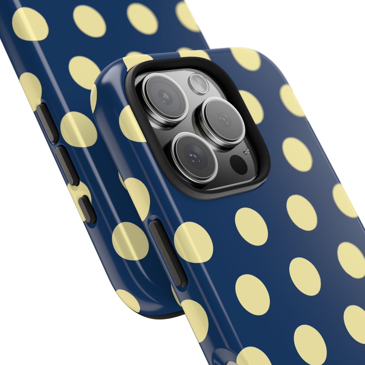 Big Polka Dot | Blue and Cream