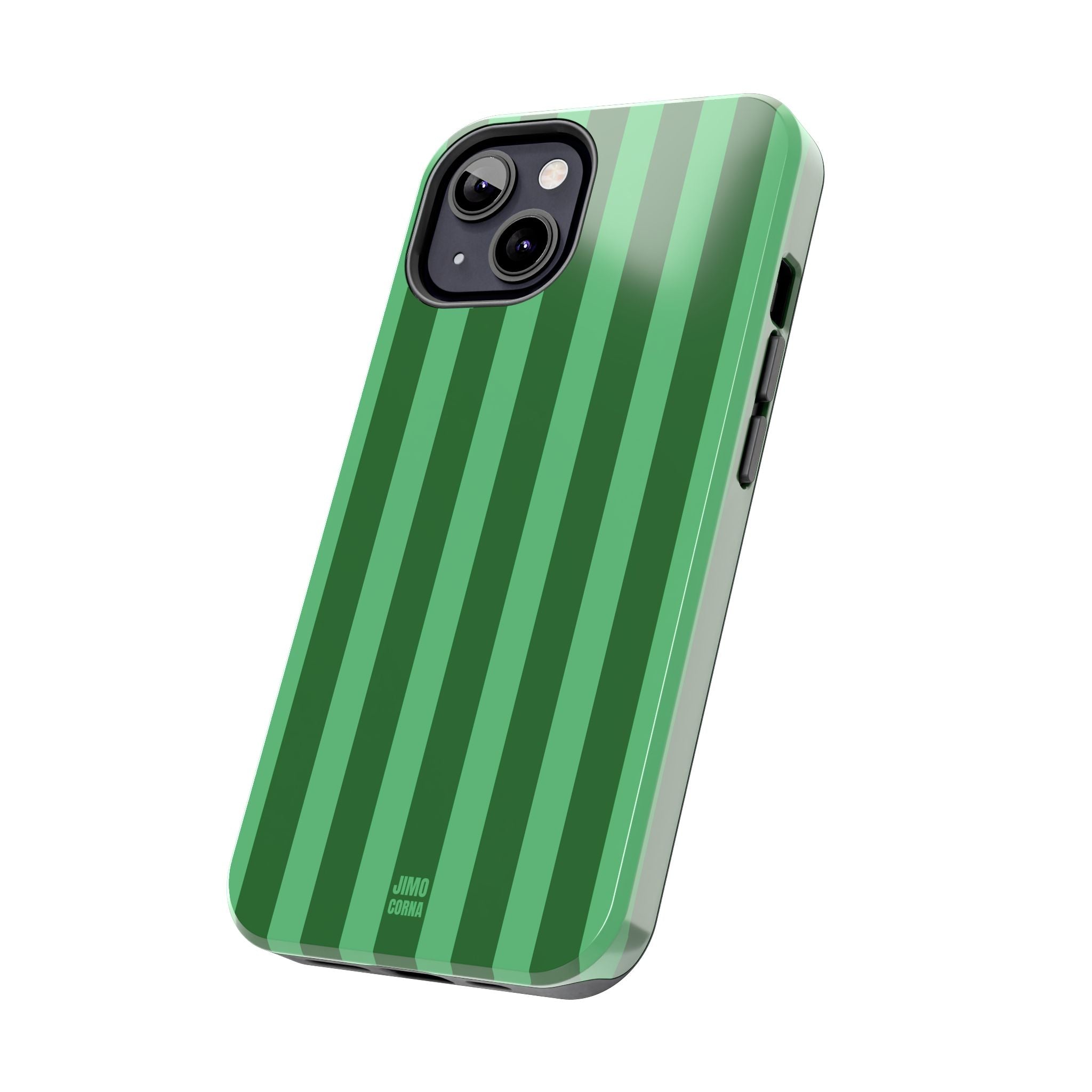 Olive Green Bold Stripes