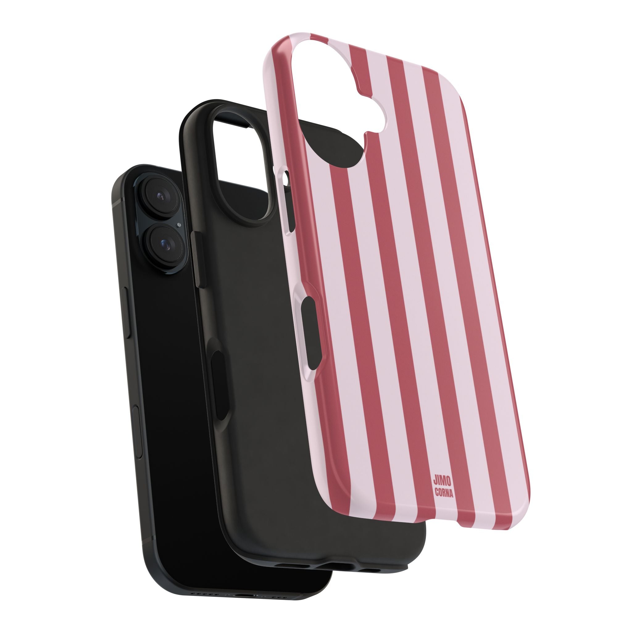 Pink and Red Bold Stripes