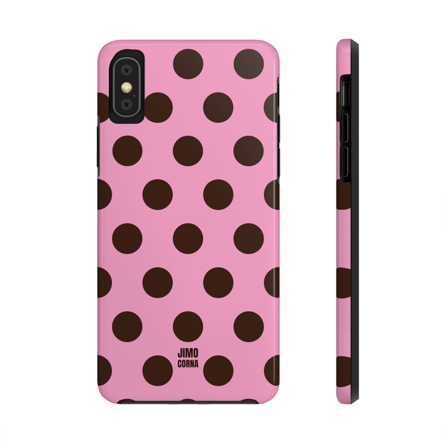 Big Polka Dot | Pink and Brown