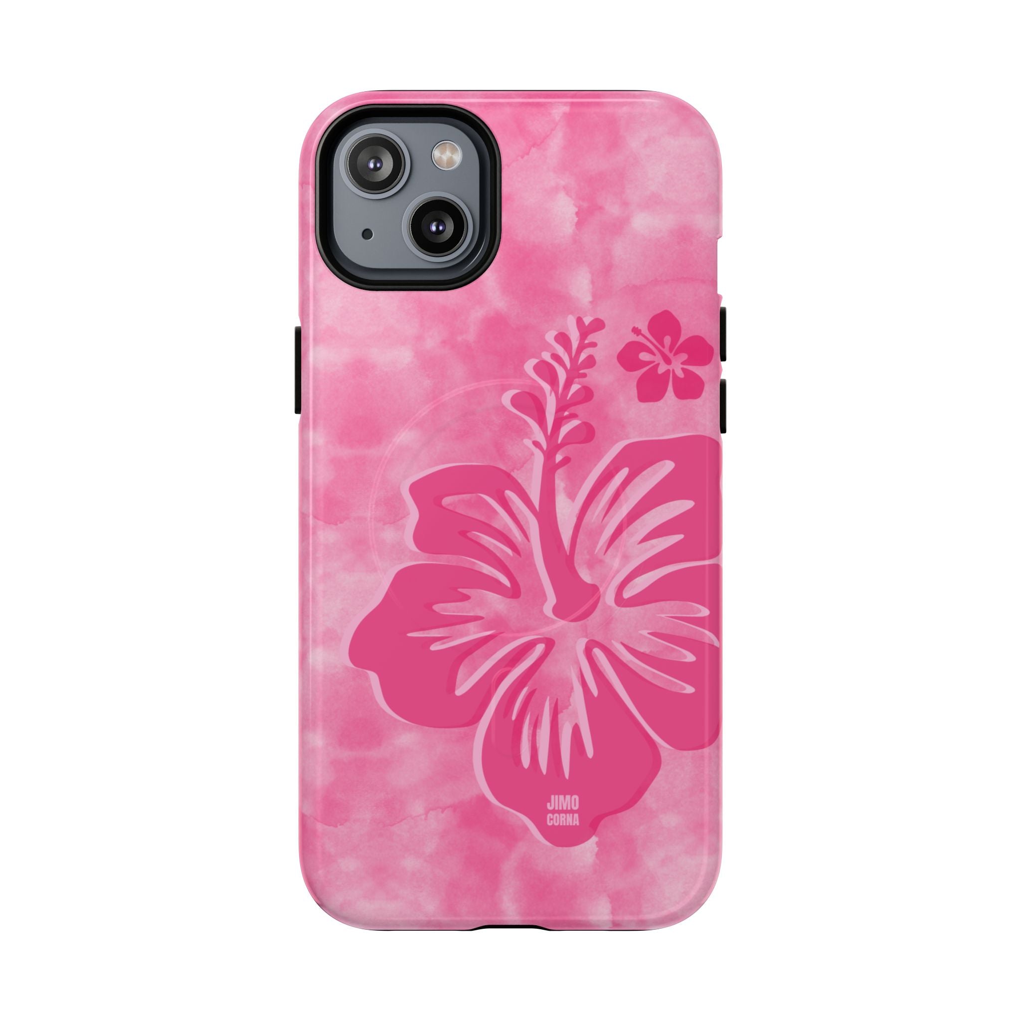 Pink Tie-Dye Hibiscus