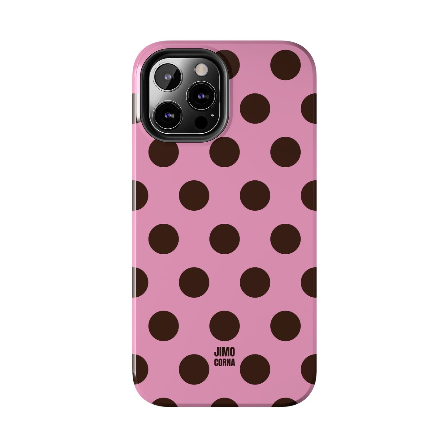 Big Polka Dot | Pink and Brown