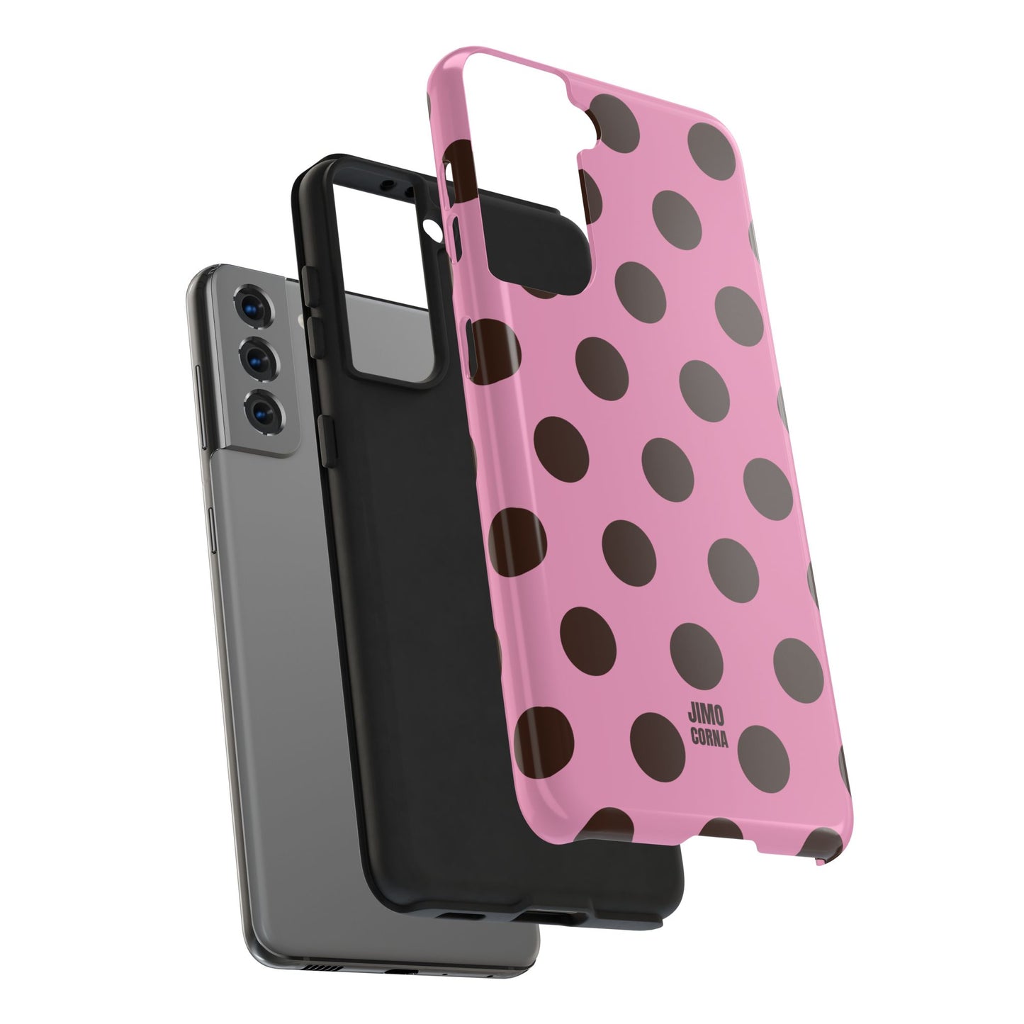 Big Polka Dot | Pink and Brown