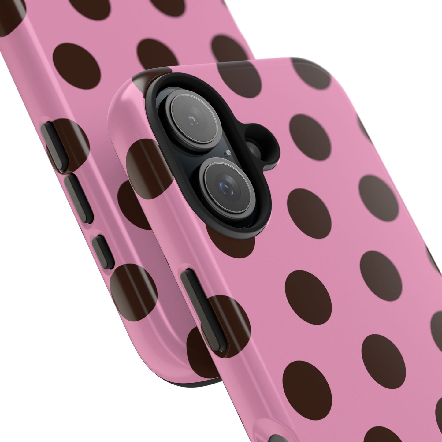 Big Polka Dot | Pink and Brown