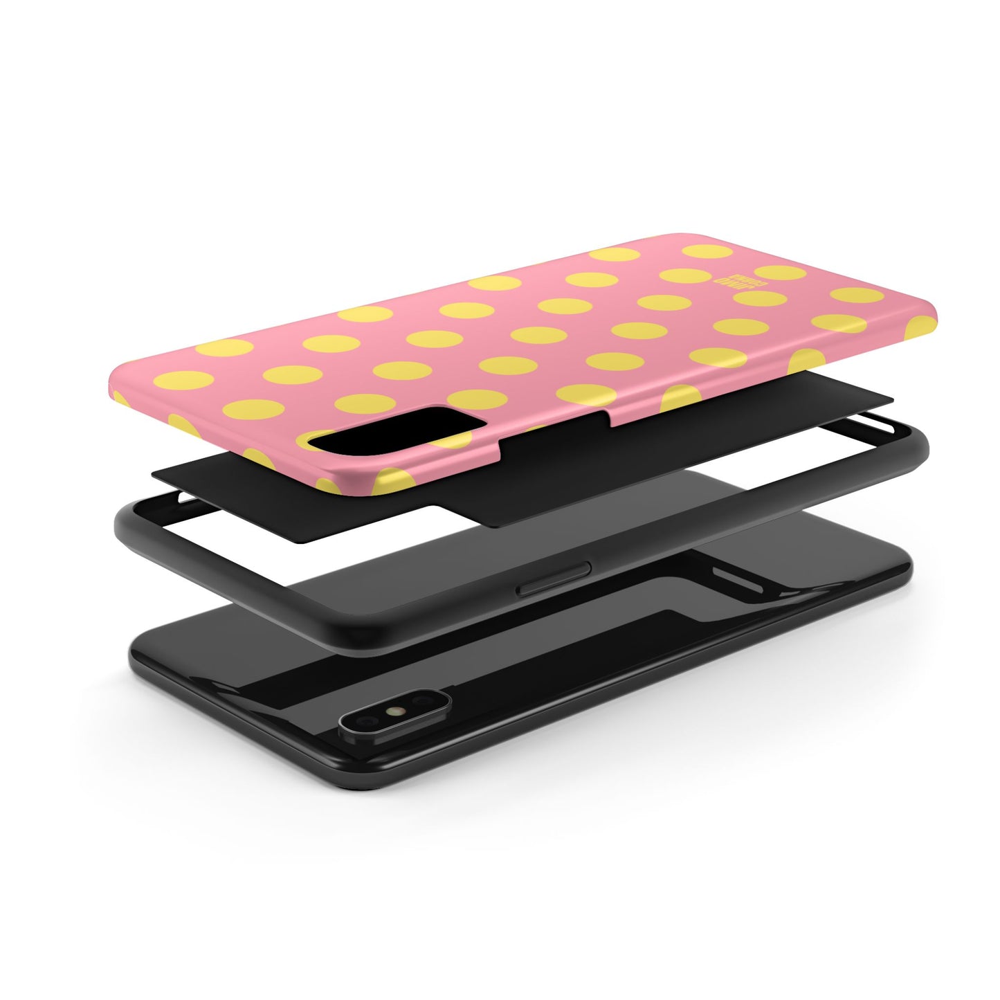 Big Polka Dot | Pink and Yellow
