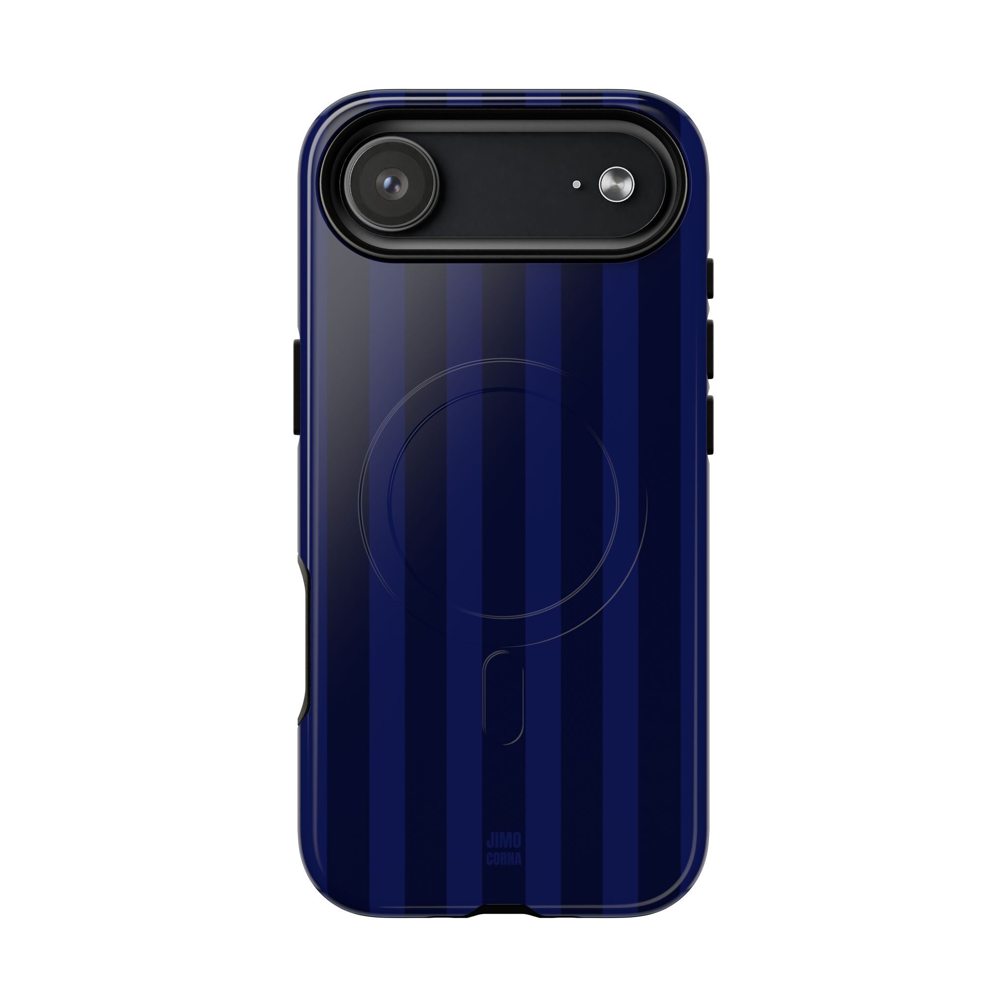 Navy Blue Bold Stripes