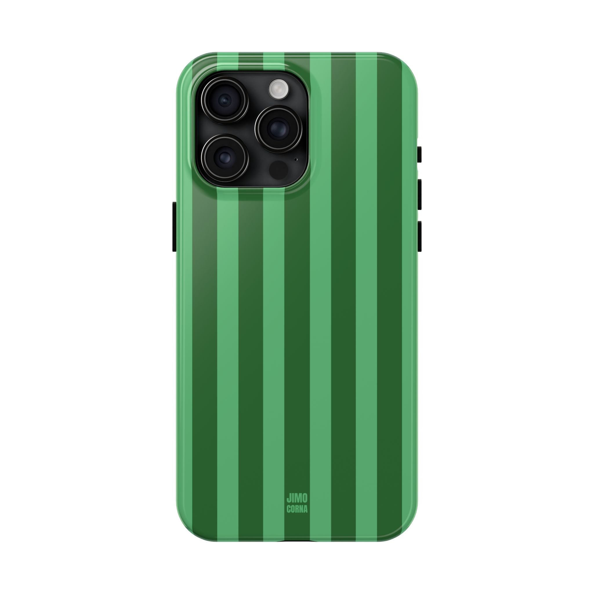 Olive Green Bold Stripes