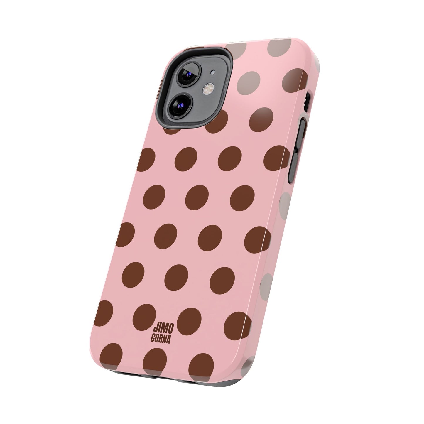 Big Polka Dot | Pink and Brown