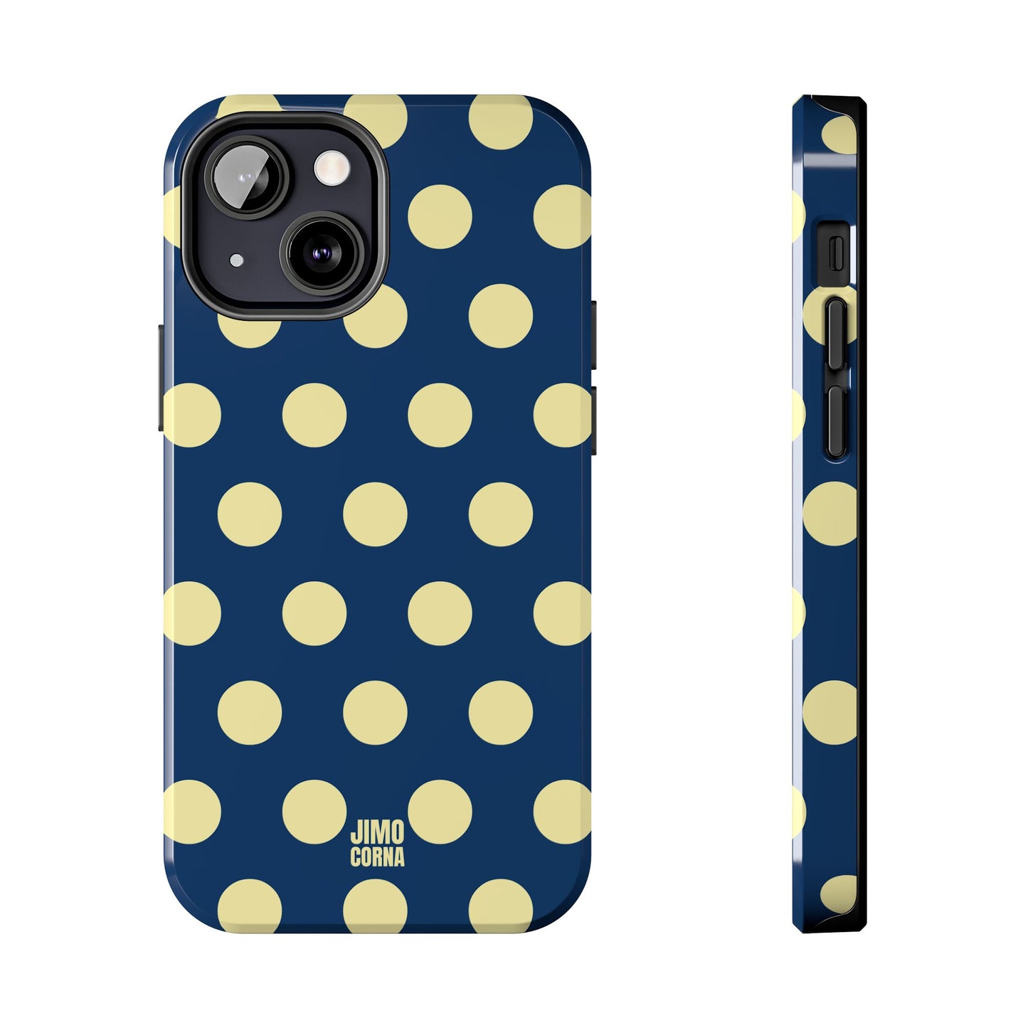 Big Polka Dot | Blue and Cream