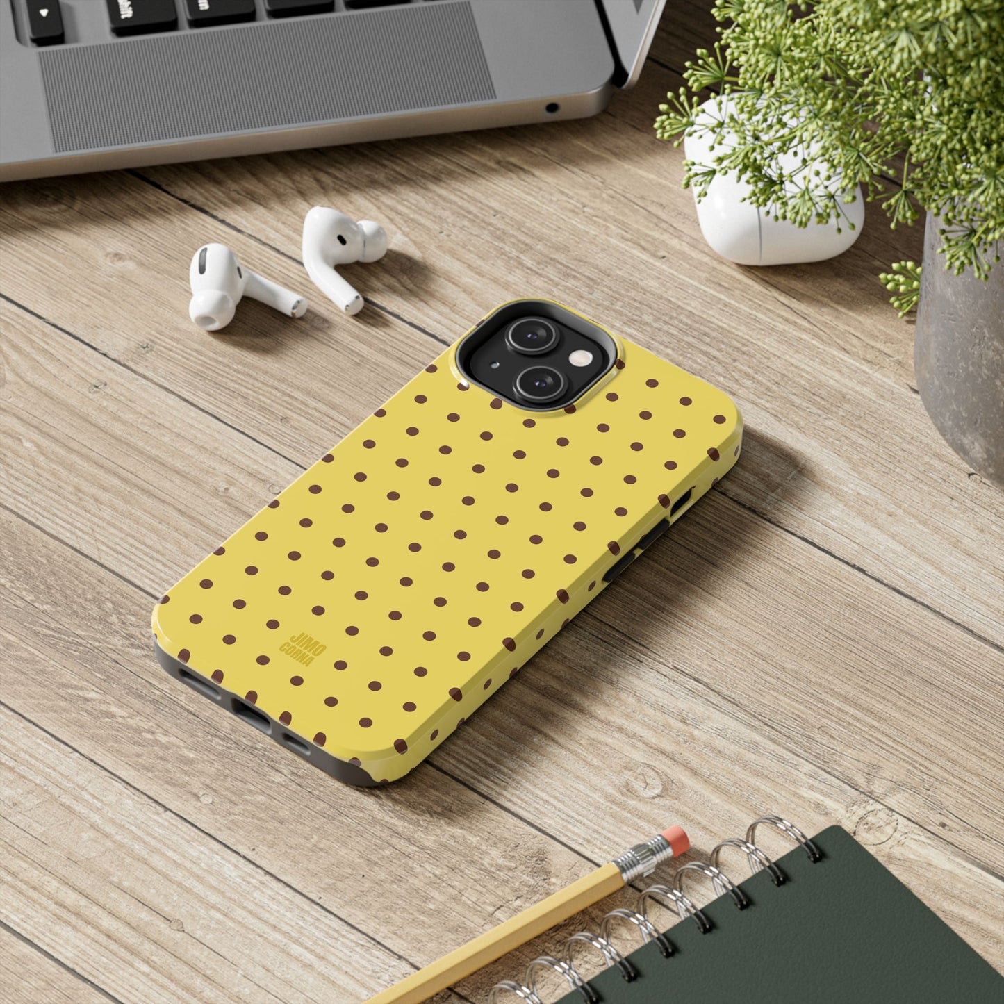 Polka Dot | Yellow and Brown
