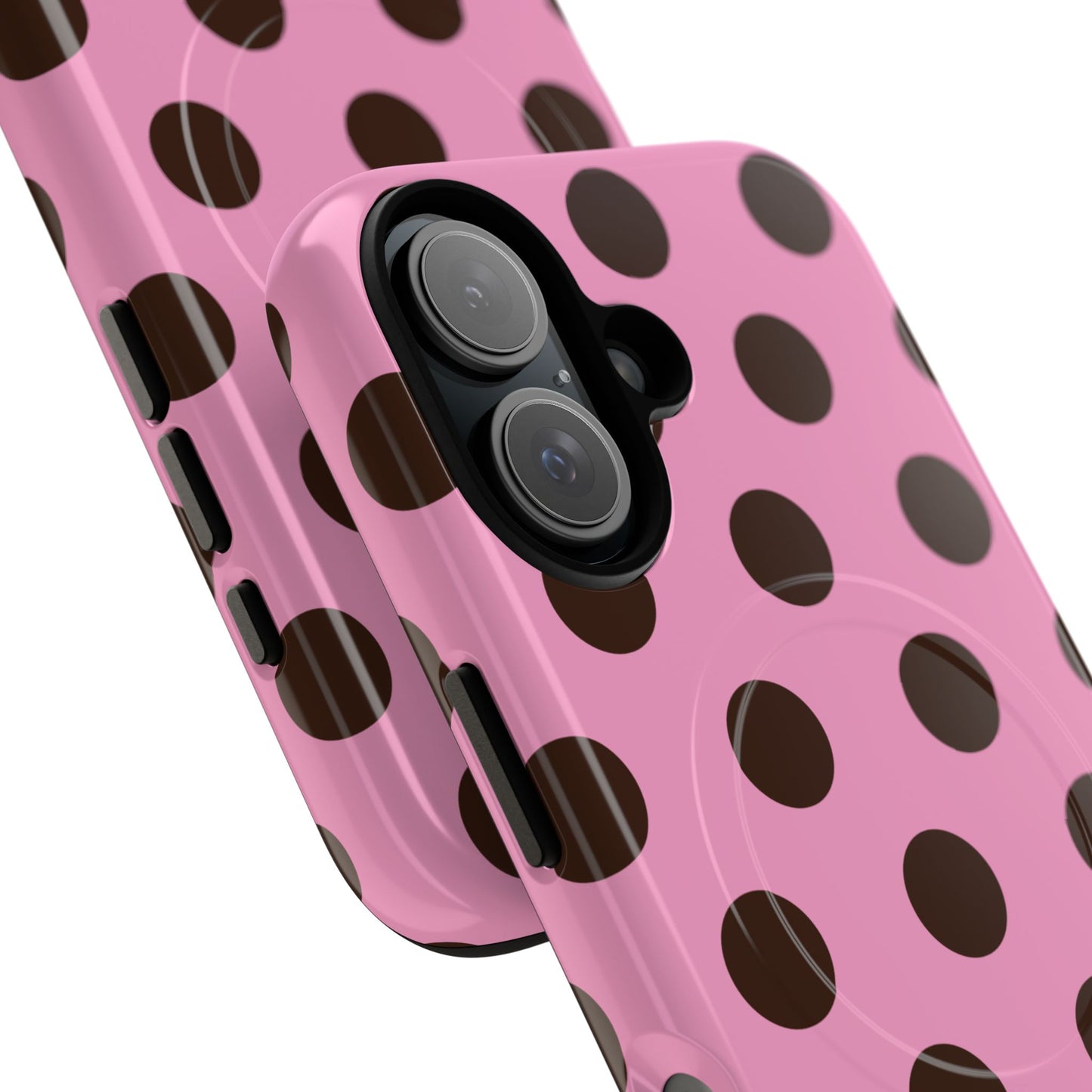 Big Polka Dot | Pink and Brown