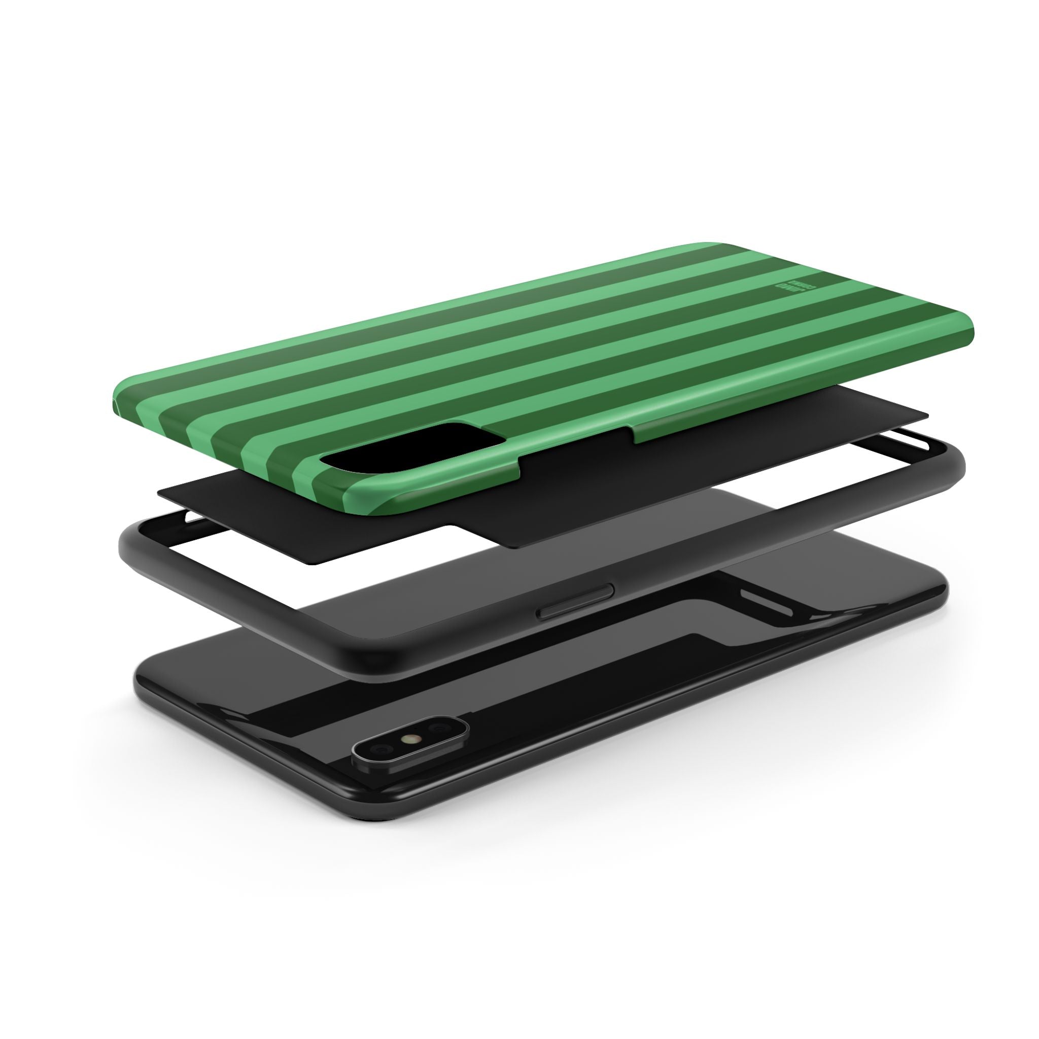 Olive Green Bold Stripes