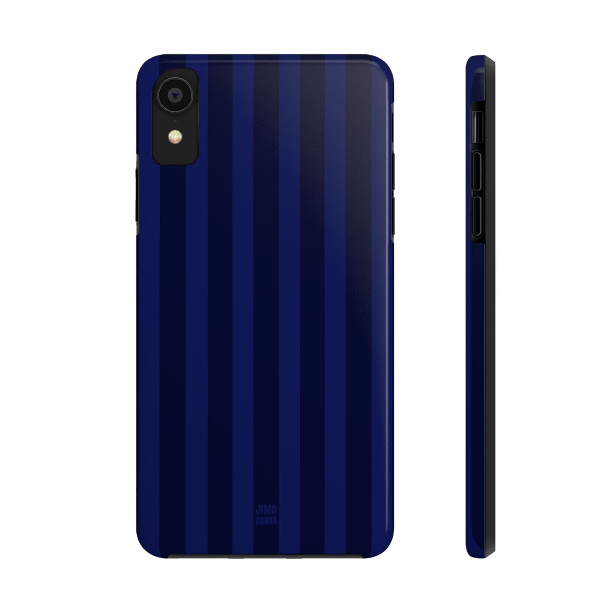 Navy Blue Bold Stripes