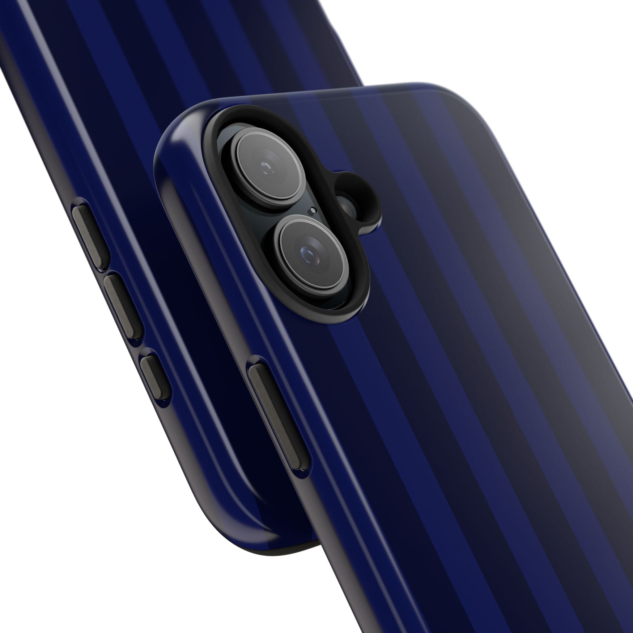 Navy Blue Bold Stripes
