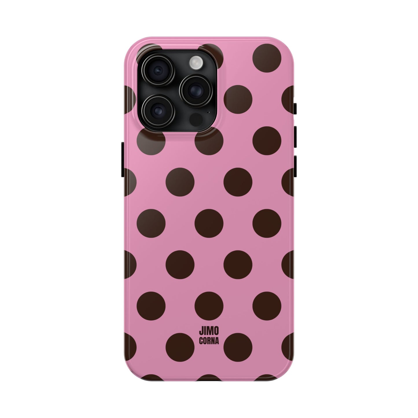 Big Polka Dot | Pink and Brown
