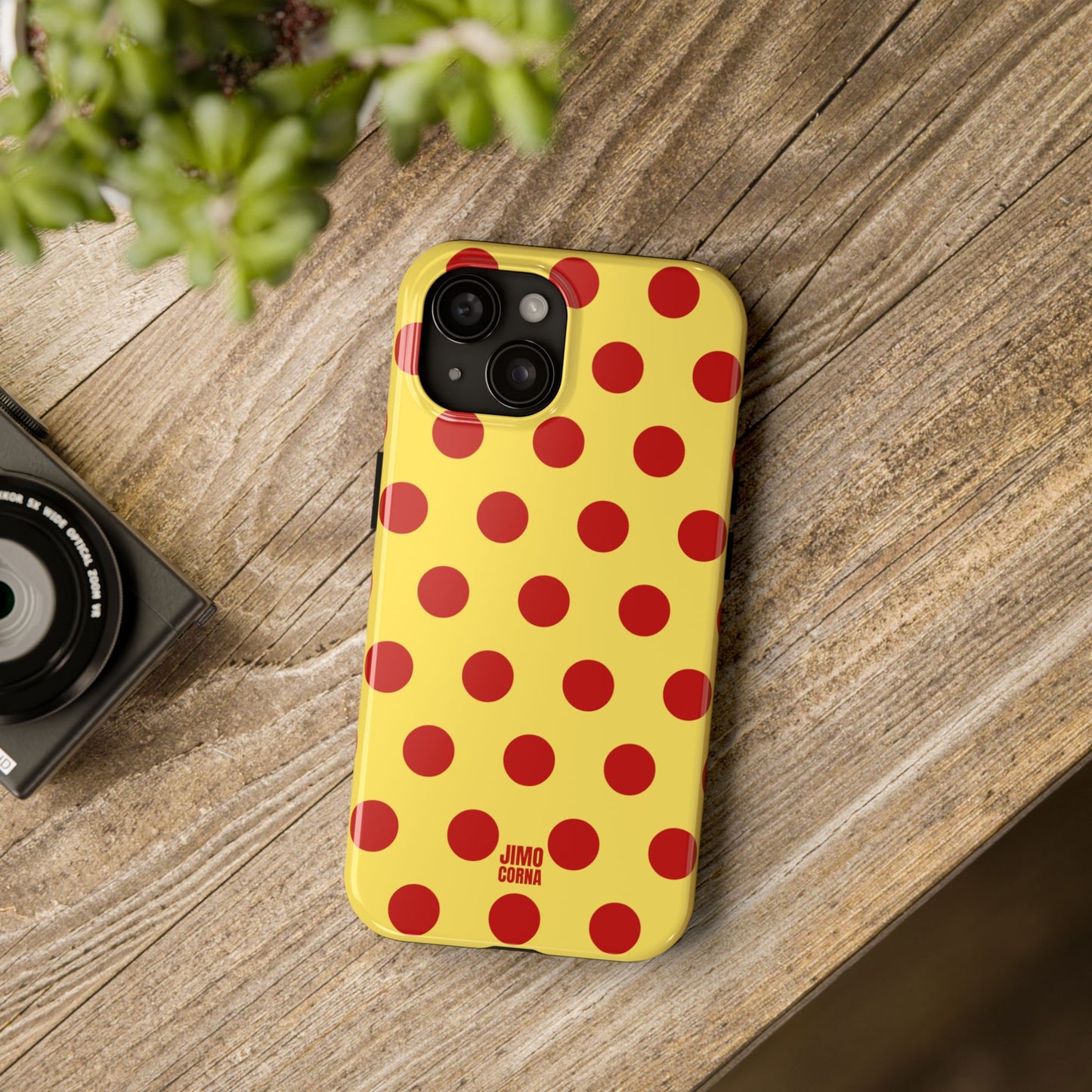 Big Polka Dot | Yellow and Red